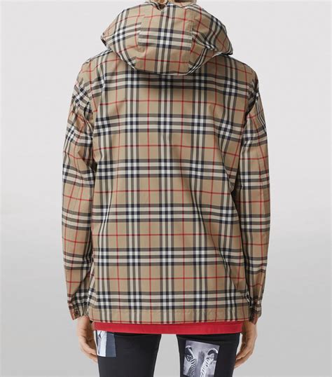 burberry parka with hood|burberry vintage check hooded jacket.